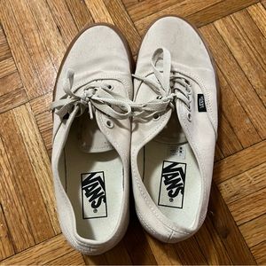 Cream with Gum Sole Vans